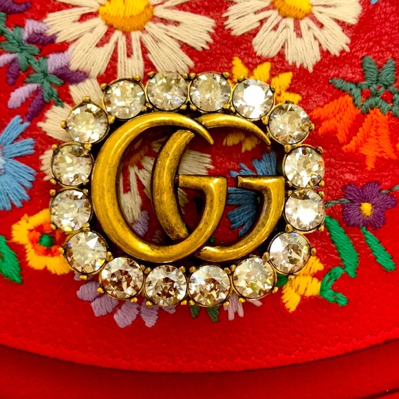 🎊2xHP🎊 Gucci Linea Ricami Large Bag - Picture 6 of 15